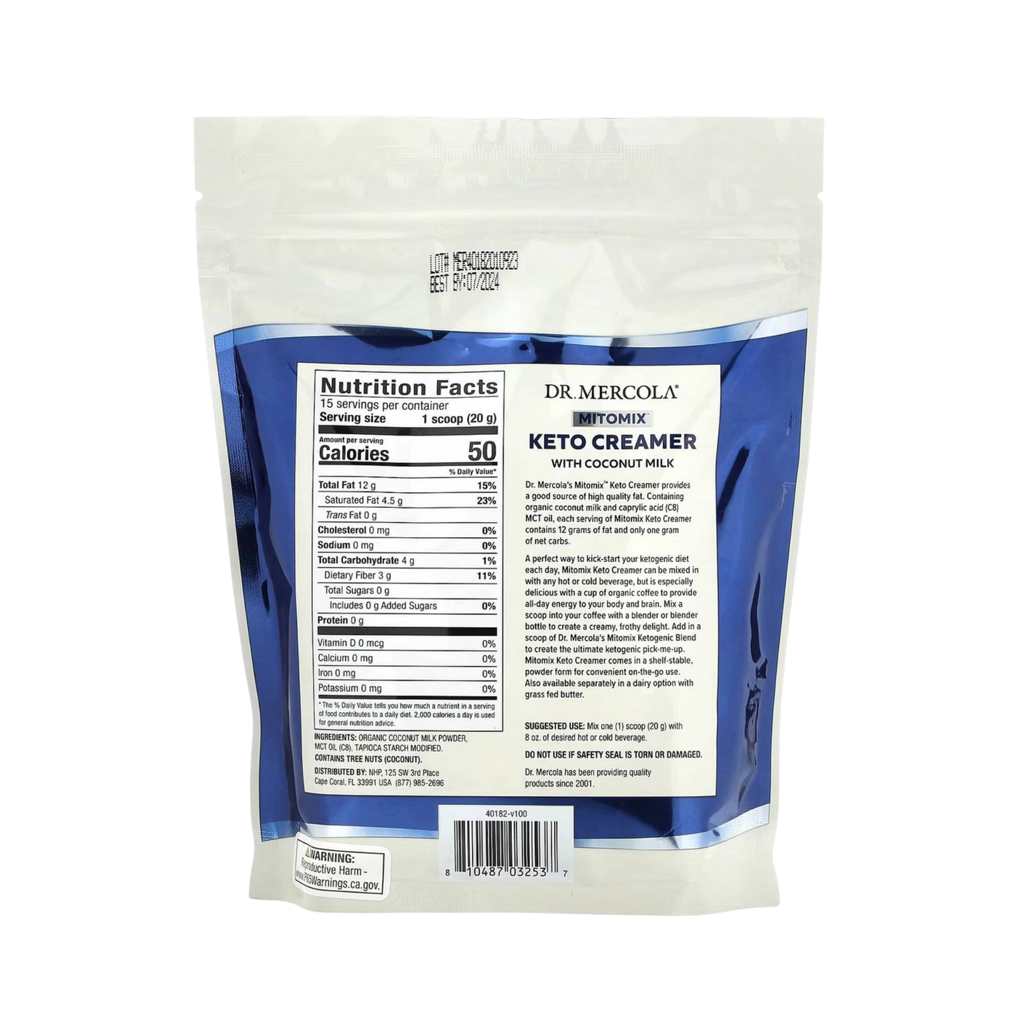 Mitomix Keto Creamer with Coconut Milk