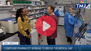 Compound pharmacist working to bridge a medical gap TM4 meeting