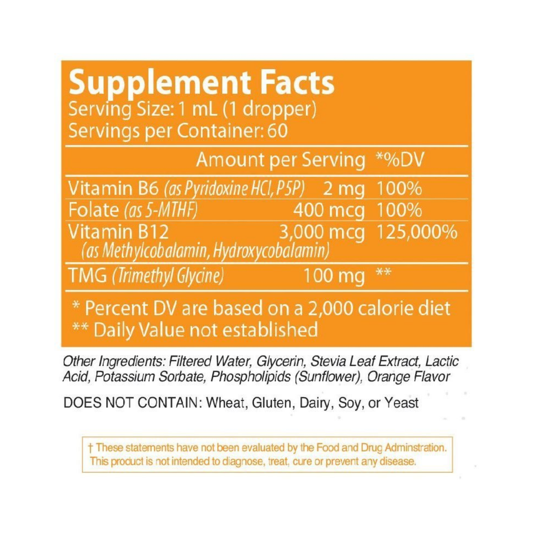Vitamin B12+ Dropper 60 ml. - Welltopia Vitamins & Supplement Pharmacy