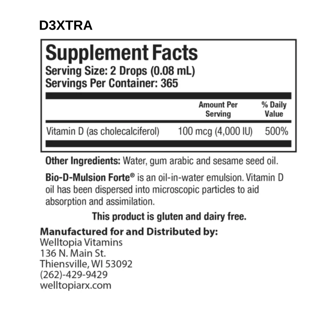 Enjoy 15% off when you order our new bone support kit: D3xtra, Calcium Reserve & K2 Ultra Dose.