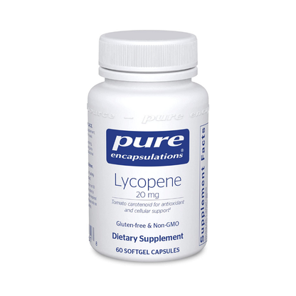 Lycopene 20 Mg By Pure Encapsulations - Welltopia Vitamins & Supplement Pharmacy