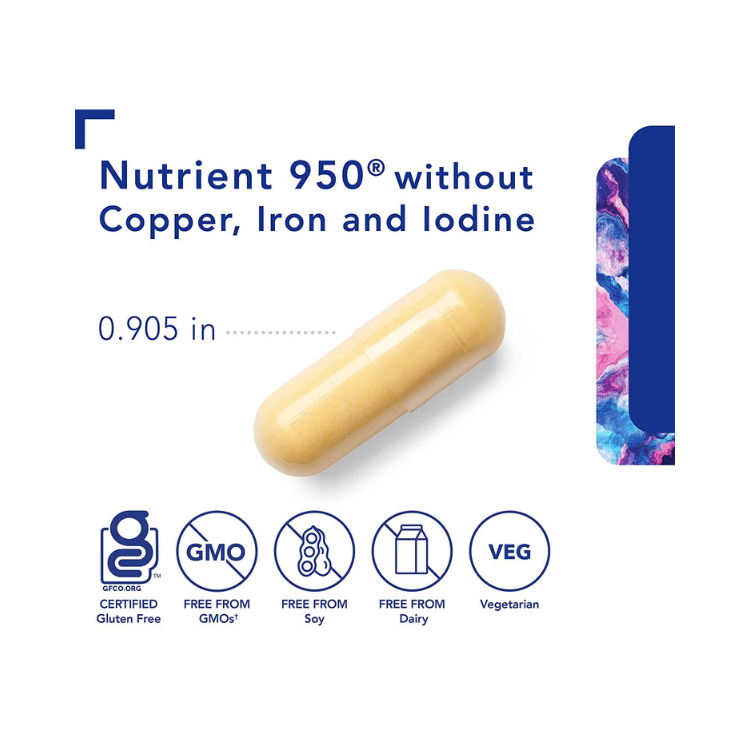 Nutrient 950 without Copper, Iron, & Iodine