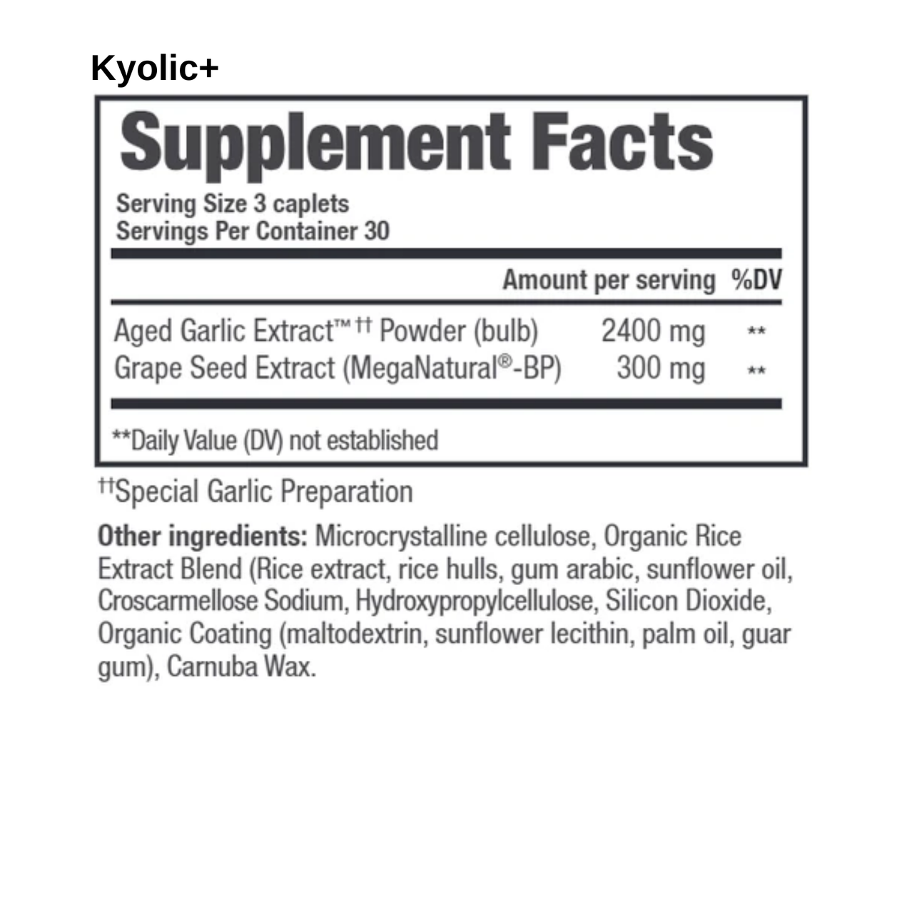 Kyolic+ and CoQWell 200 Bundle