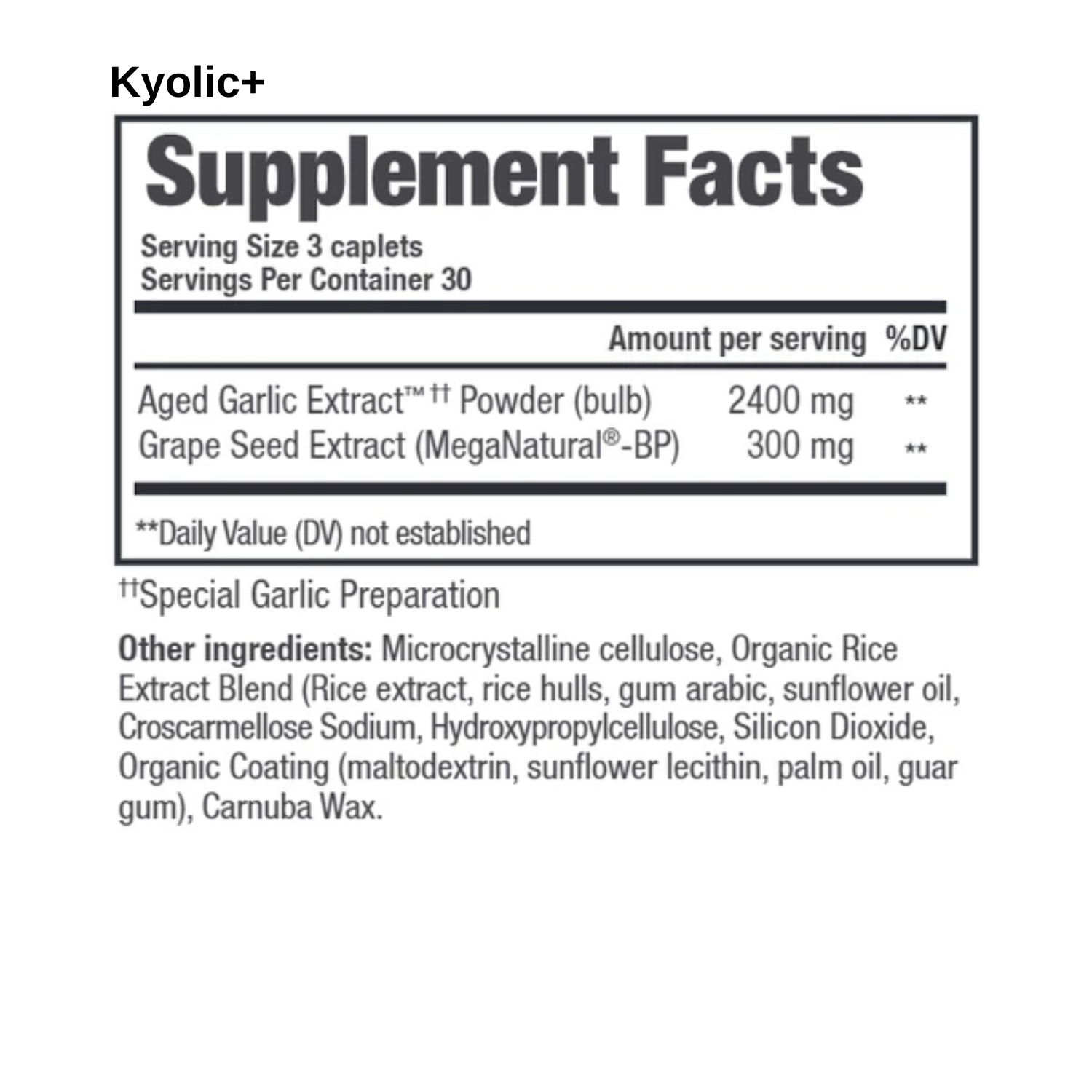 Kyolic+ and CoQWell 200 Bundle
