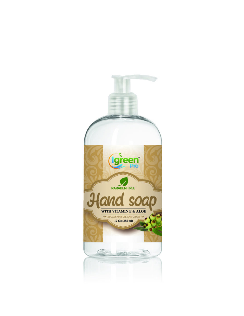 Hand Soap Eucalyptus Oil Grass front