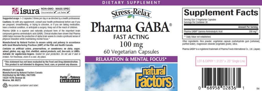 Pharma Gaba 100 mg 60 vegcaps_Product_info