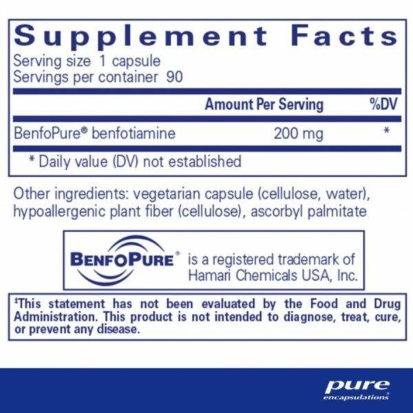 BenfoMax supplement facts