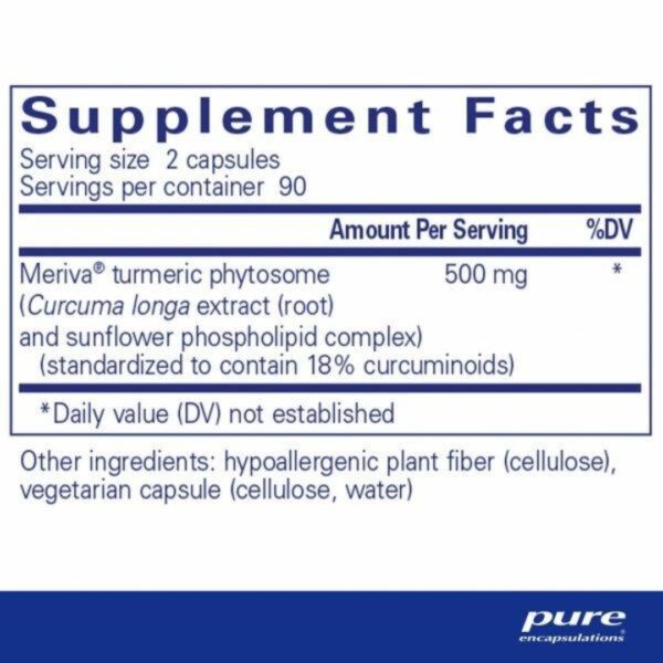 CurcumaSorb supplement facts