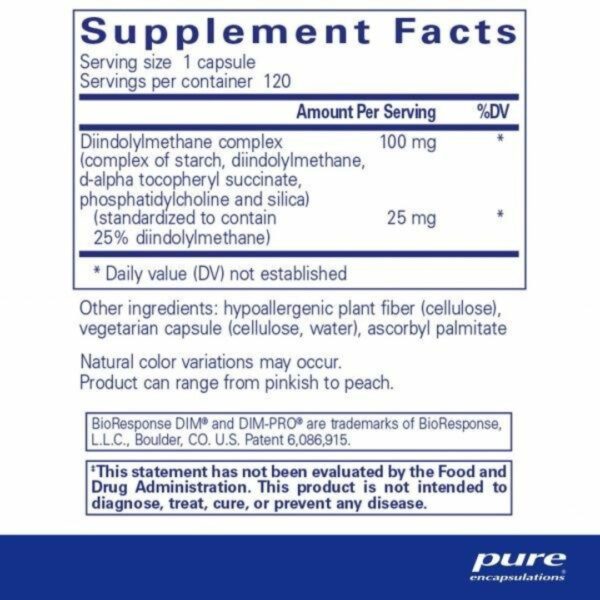 DIMPRO 100 supplement facts