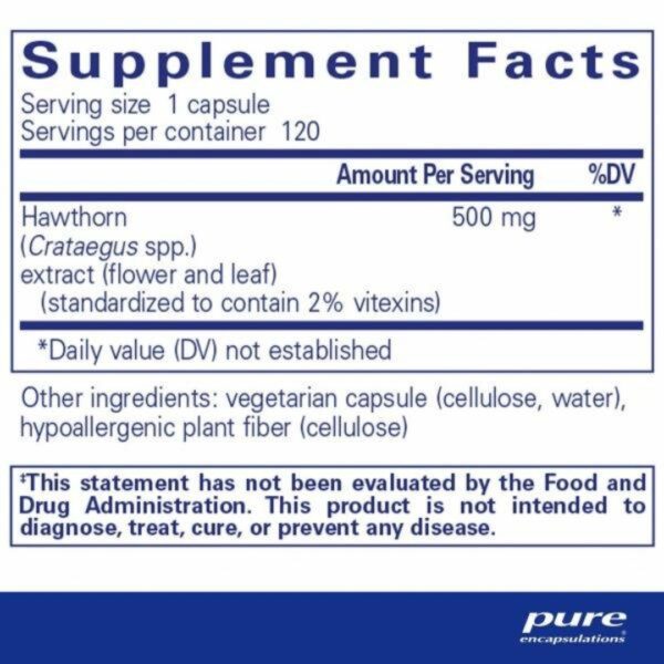 Hawthorn Extract supplement facts