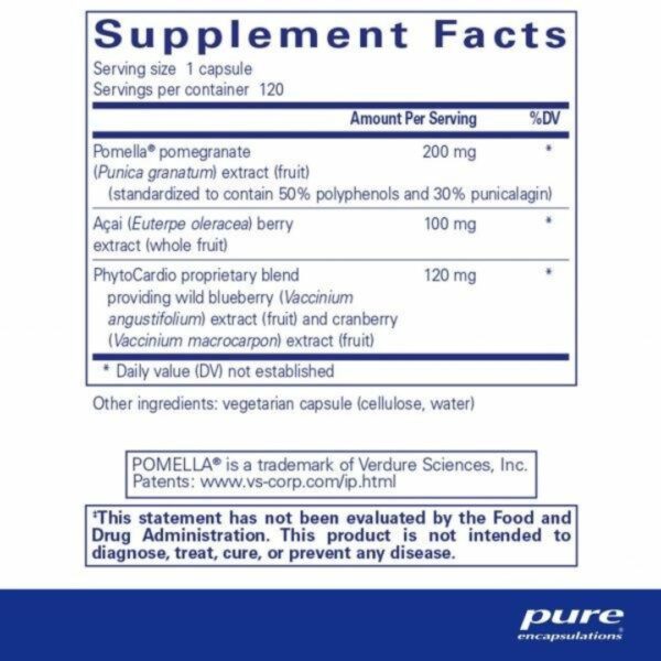 Pomegranate Plus supplement facts