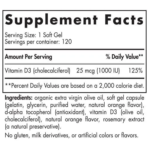 Vitamin D3 1000 2