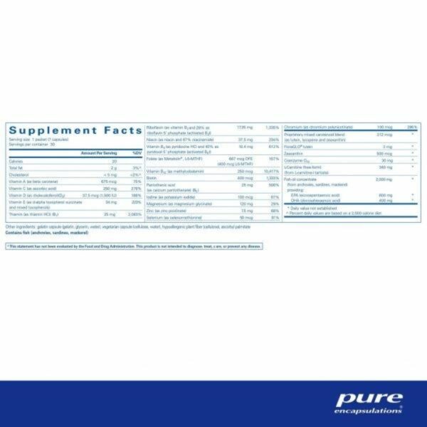 Energize Plus Pure Pack supplement facts