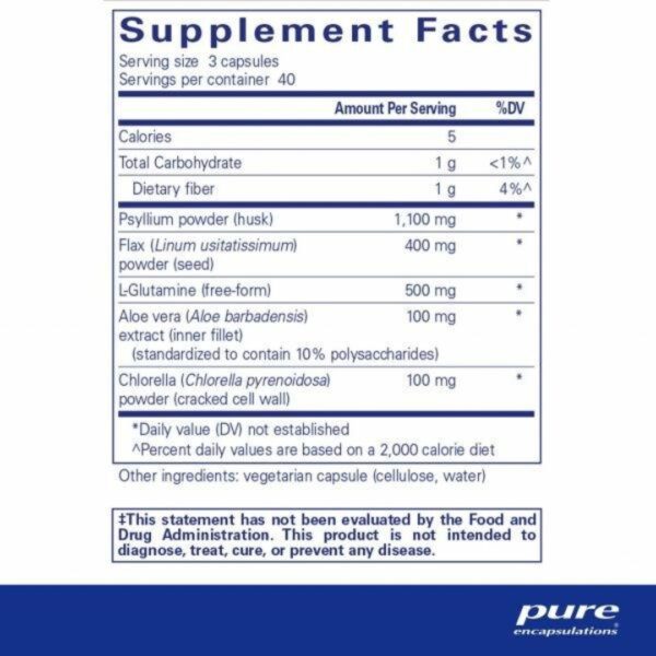 G.I. Fortify supplement facts