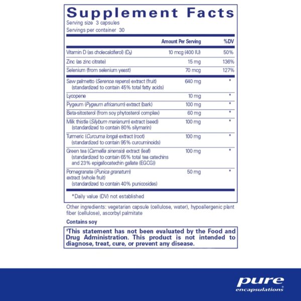 SP Ultimate supplement facts