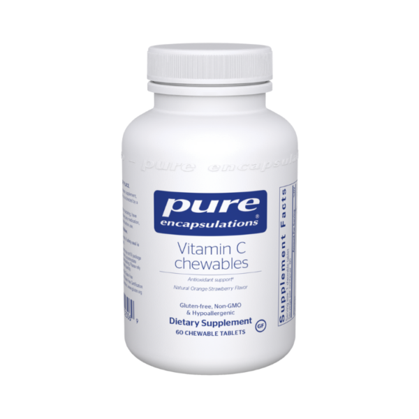 Vitamin C Chewables By Pure Encapsulations - Welltopia Vitamins & Supplement Pharmacy