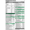 Green Vibrance 240 vegcaps supplement fact