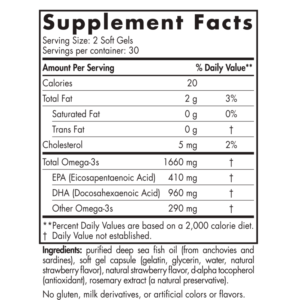 Pro Dha supplement fact