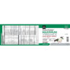Maximum Vibrance Vanilla 15 servings label