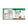 Green Vibrance Choc Coconut 25 servings supplement fact label