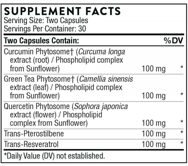 PolyResveratrol-SR supplement fact