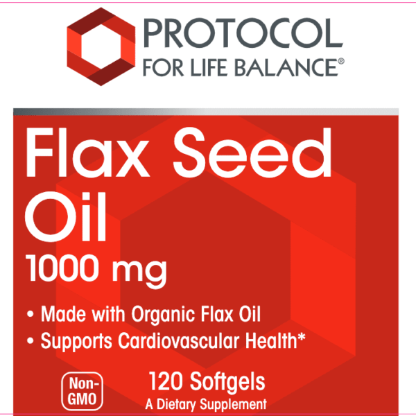 Flax Seed Oil 1000 mg 120 gels