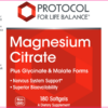 Magnesium Citrate 180 softgels