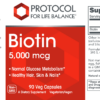 Biotin 5000 mcg 90 vegcaps