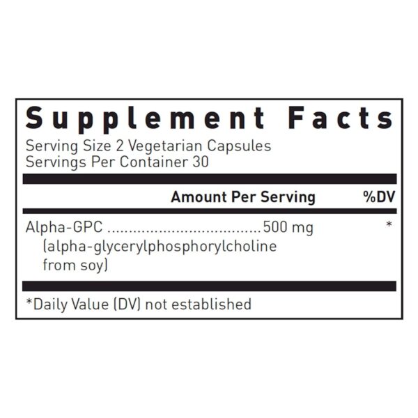 Alpha GPC supplement facts