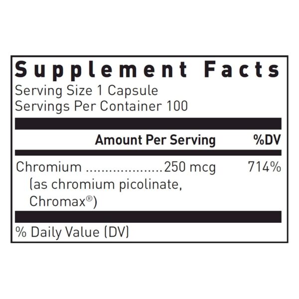 Chromium Picolinate supplement facts