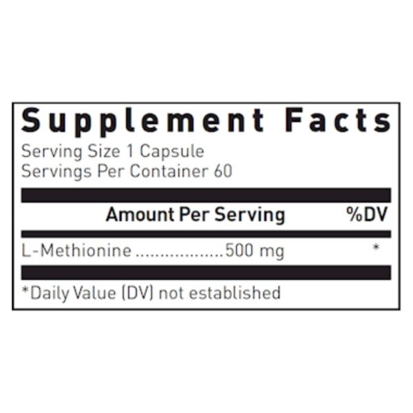 L Methionine supplement facts