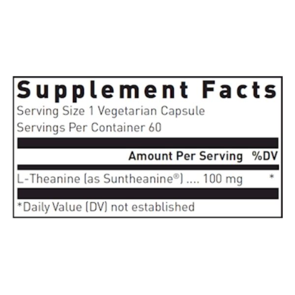 L Theanine supplement facts