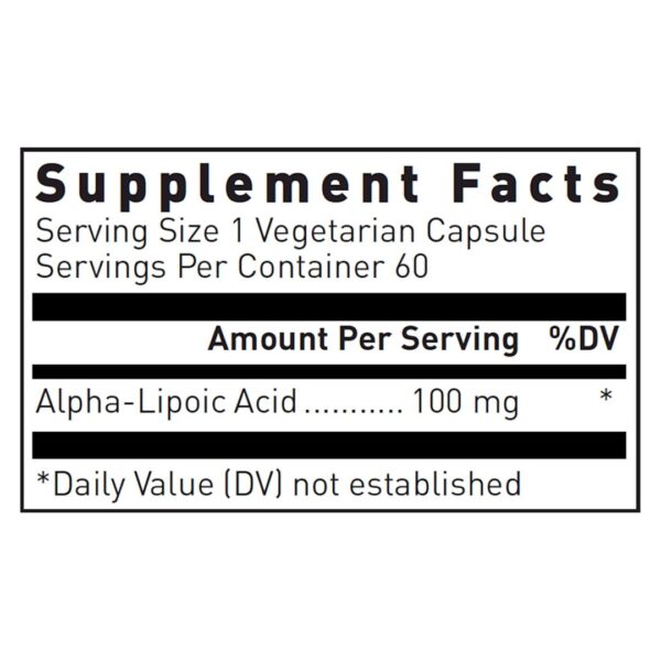 Lipoic Acid supplement facts