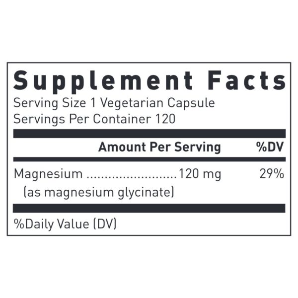 Magnesium Glycinate supplement facts