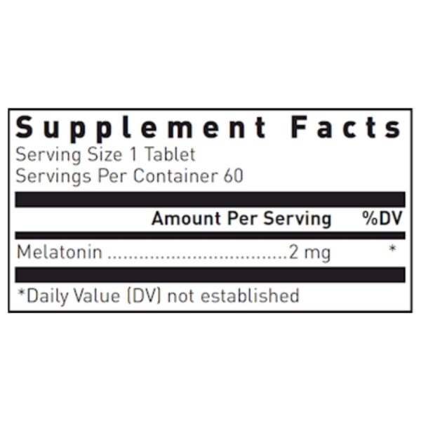 Melatonin 2 mg supplement facts