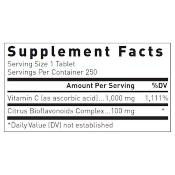 Natural C supplement facts