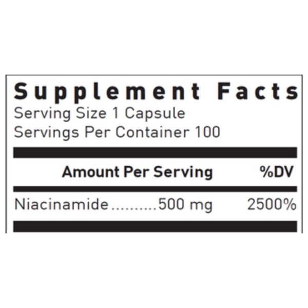 Niacinamide supplement facts