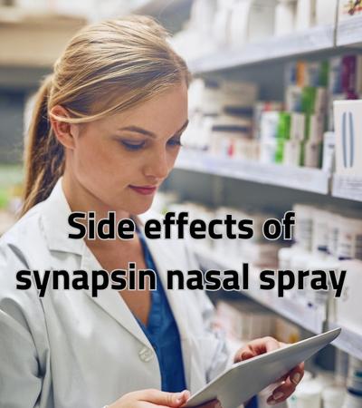 Side effects of synapsin nasal spray
