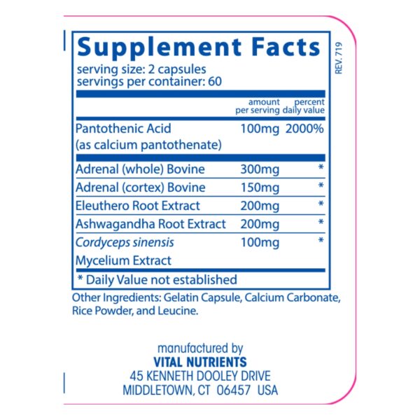Adrenal Support supplement facts