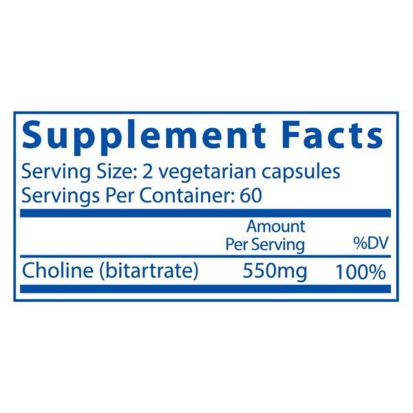 Choline supplement facts