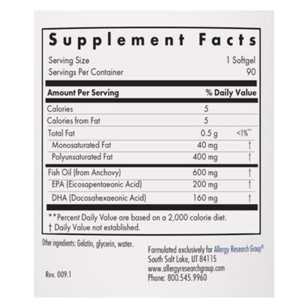 DHA supplement facts