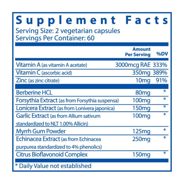 Herbal Biotic supplement facts