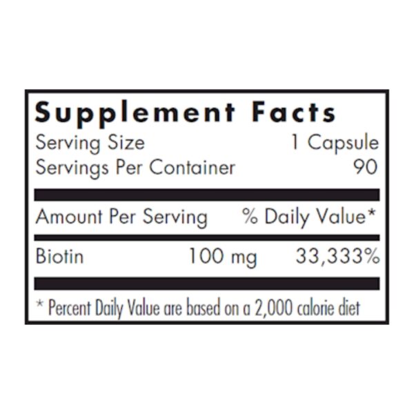 HiBiotin supplement facts