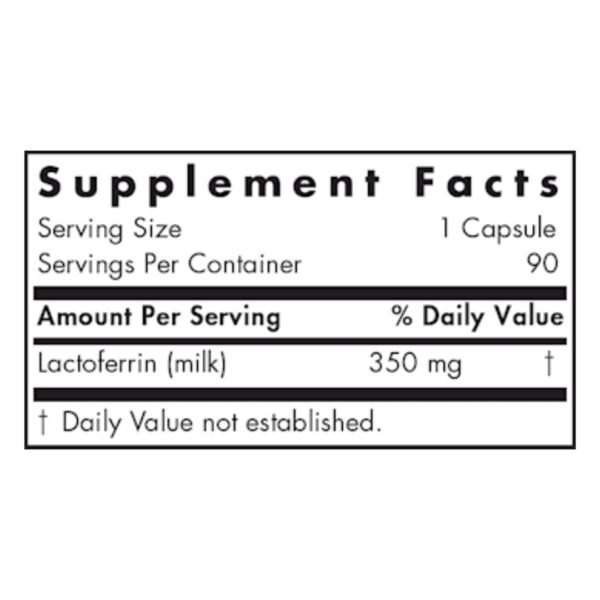 Laktoferrin supplement facts