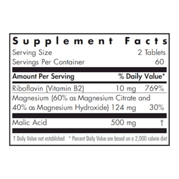 Magnesium Malate Forte supplement facts