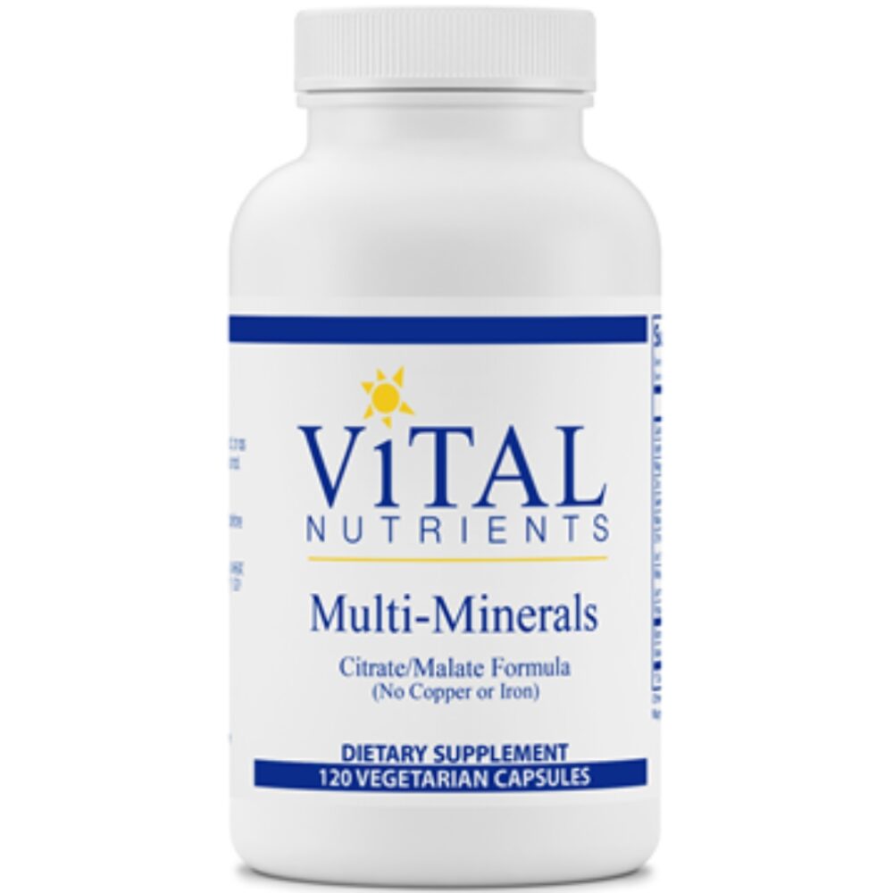 Multi Minerals CitrateMalate Formula No Copper or Iron