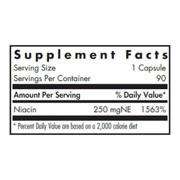 Niacin Vitamin B3 supplement facts