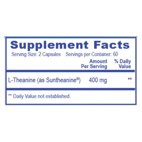 Suntheanine supplement facts