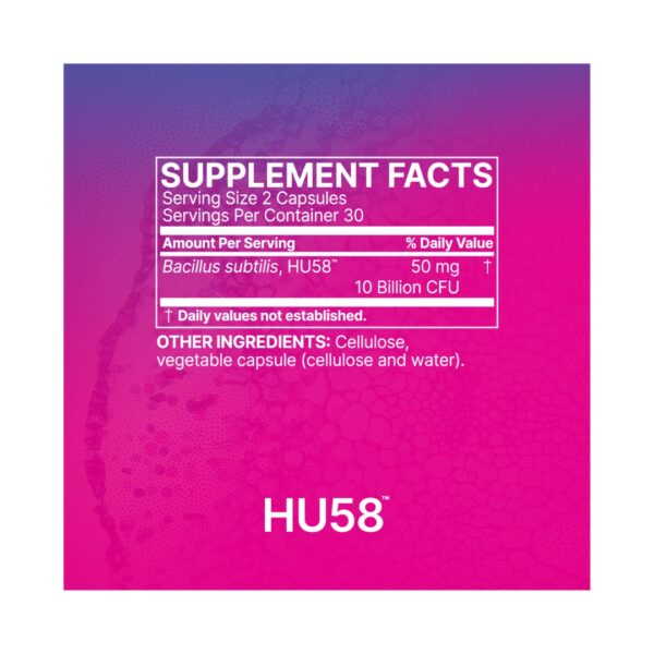 HU58 supplement facts