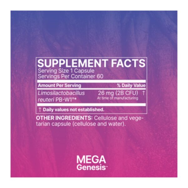 MegaGenesis supplement facts
